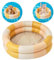 Vintage Stripes Kids Paddling Pool, Piscina Inflable para bebés, 2 Anillos con Seguridad Inflable, con Fondo de Burbuja de Seguridad Inflable, Interior al Aire Libre jardín Patio Trasero (Amarillo)