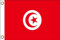 Tunesien Flagge Fahne | 150 cm x 90 cm / 90 x 150 cm | Wetterfest & Langlebig | Polyester mit zwei Ösen