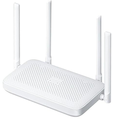 Xiaomi Router AX1500, Velocidad simultanea de Doble frecuencia, hasta 1501 Mbps, WiFi 6, 4 Puertos Gigabit Ethernet, Tecnología de Red Mesh, Conexión hasta 10 routers