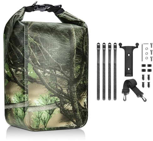Holigie Sacoche de Fourche de vélo 10 L à dégagement Rapide pour VTT, vélos de Route, Scooters électriques, Accessoires de Voyage, matériau TPU Durable 30 x 20 x 15 cm (Special Size)