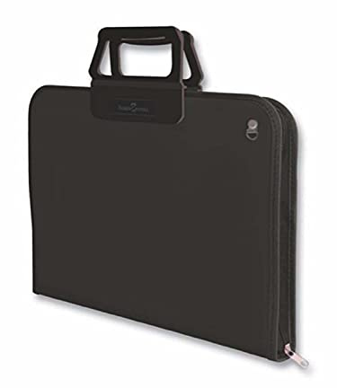 Faber-Castell 5177191906 - Projektväska, färg: Svart Blå, Siyah, portmonnä