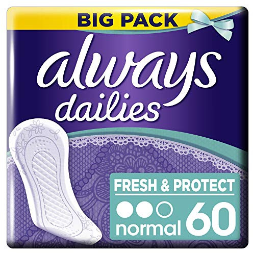 Always Dailies Frischeschutz Slipeinlagen Normal, 60 stück