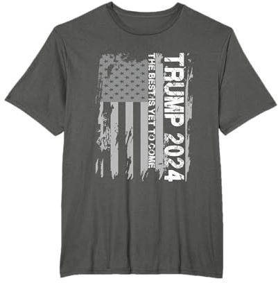 Trump 2024 USA Flagge -The Best Is Yet To Come- Donald Trump T-Shirt