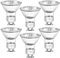 LedWekei Bombillas halógenas Gu10, 220v halógena gu10 35w, bombillas de luz blanca cálida regulables 2700K (paquete de 6)