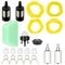 Forever Speed Kit universal de manguera de gasolina, 4 mangueras de combustible, manguera de gasolina para cortacésped con elemento de filtro, cebador de bombilla, abrazadera de tubo de aceite