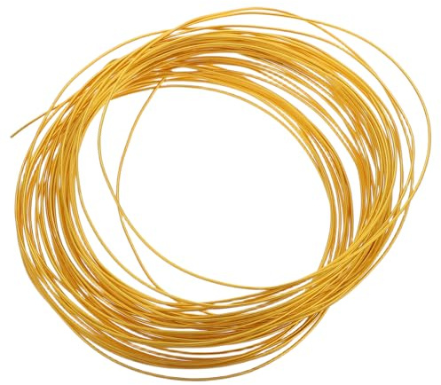Uonlytech 10m Thick Wire for Crafting Jewelry Making Wire Bendable and Portable for Bracelet Making Beading Bow Sculpture Handmade Jewelry Accessories