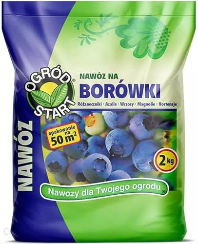 Concime per mirtilli 2kg - 50m2 - piante acidofile - fertilizzante granulare