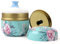 LIONVISON Babypuder Dose,Body Puderdose mit weichem Puderquaste Reisebehälter für Körperpuder, Home Travel Puderetui für Talkumpuder und lose Puder (Grün)