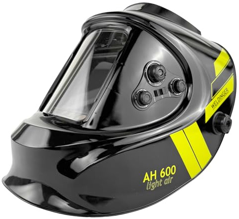 WELDINGER Automatik-Schweißhelm AH 600 Light air mit Ventilation Arbeitslicht