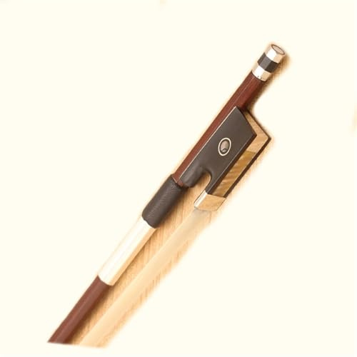 Arco Violín Arco de violín de madera brasileño para principiantes arco de violín arco de viola(Viola bow 1/4)