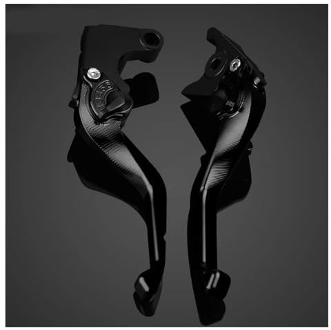 Motorrad Bremshebel Für Vespa Für GTS 300 125 250 GTS300 GTS250 Motorrad Aluminium Einstellbare Bremse Kupplung Hebel Motorrad Kupplungsbremshebel(Schwarz)
