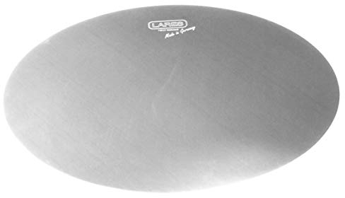 Lares Tortenunterlage/Cake Board aus Edelstahl – Durchmesser: 28 cm - runde Tortenplatte für Backen & Dekorieren – Kuchenunterlage Metall, spülmaschinengeeignet, wiederverwendbar, Made in Germany