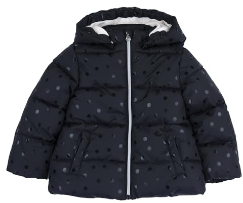 Chicco Giubbino Con Cappuccio e Zip Bambina e ragazza, Nero, 4 anni, Designed in Italy