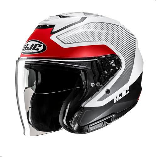 HJC i31 Tevis Open Face Motorcycle Helmet, DOT Approved (MC1SF, Medium)