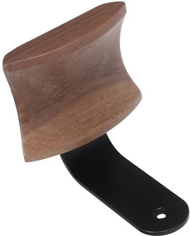 VERDANVERSE Gancio Cuffie da Parete in Legno Scuro Supporto Auricolari per Gaming e Ufficio Sospensione Sicura e Compatta per Spazi Organizzati
