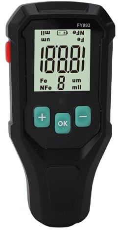 Aramox Car Paint Thickness Meter, Digital Coating Depth Tester with Micron Level Accuracy, 0-1350 Microns Measurement Range for Automotive Professionals