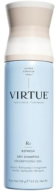 VIRTUE Dry Shampoo Spray for Oily Hair, Sulfate Free, Safe for All Hair Types, Color Safe
