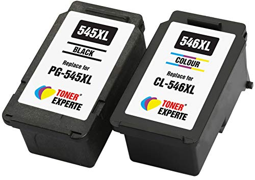 TONER EXPERTE PG545XL CL546XL Kompatibel Druckerpatronen für Canon 545XL 546XL 545 546 XL Patronen für Pixma MG2455 MG2555S MG2920 MG3050 MG2450 IP2800 TS3100 TS3350 TS205 TS3150 1 Schwarz 1 Farbe