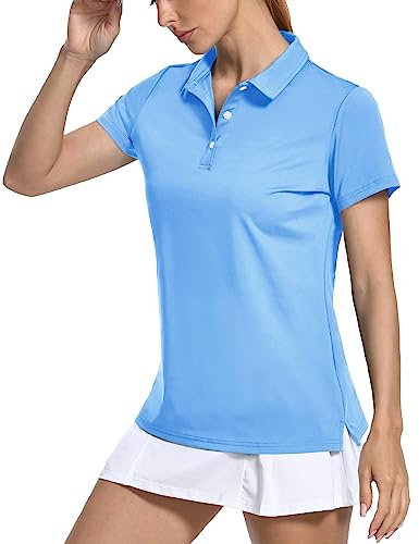 KEFITEVD Women's Summer Polo Shirts Short Sleeve Golf Tennis Top Golf Polos