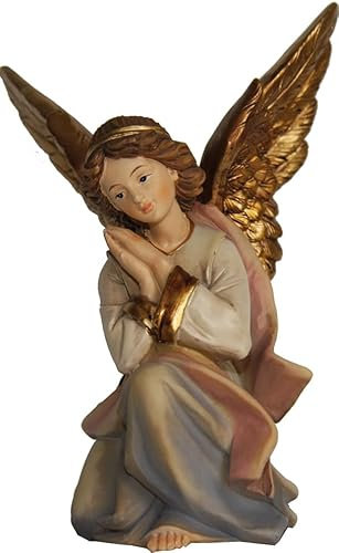 FADEDA Angel / Height: 6 cm / Hand-Painted / Detailed Nativity Scene Figures - Christmas Table Decoration Nativity Accessories
