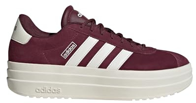 Adidas Unisex Children's VL Court 2.0 Fitness Shoes, Maroon White Off White, 10