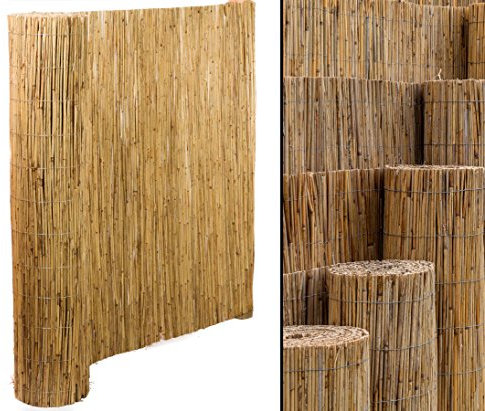 Natte en roseau B-Ware 200 x 600 cm Beach – Tubes en bambou, tubes en bambou –-> Large assortiment de brise-vue, bambou, roseaux et produits naturels pour le jardin