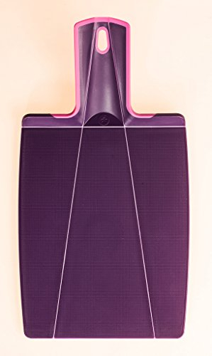 Kochblume Falt-Schneidbrett S mit Klappfunktion | Spülmaschinenfest | BPA-frei | Rutschfest & messerfreundlich | Farbe: lila