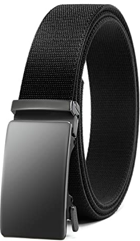 CHAOREN Ceinture Homme Elastique Automatique, Ceintures Homme Tissu Nylon, Travail Réglable Golf, Largeur 35mm