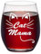 Joymaking Weinglas Mit Cat Mama für Frauen - Geburtstagsgeschenk, Katzenliebhaber Deko, Geschenk für Frauen 17oz