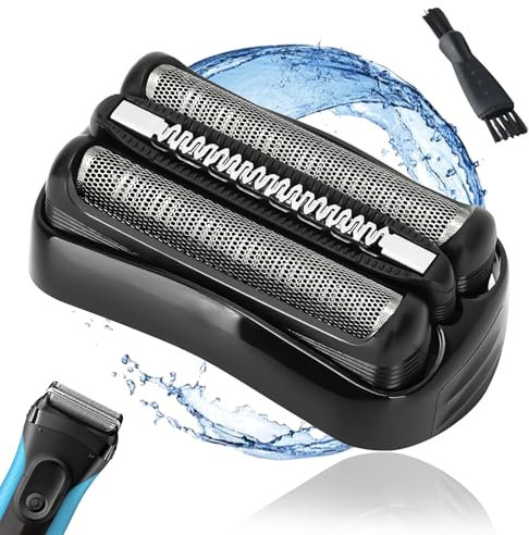 S3 21B Scherkopf Serie 3, Elektrischer Rasierkopf für Braun Series 3 300s 320s 3000S 3010S 3020s 3030s 3040s 3090cc 350cc, Herren Elektrorasierer Scherfolie Ersatzscherteil für S3 21B Zubehör