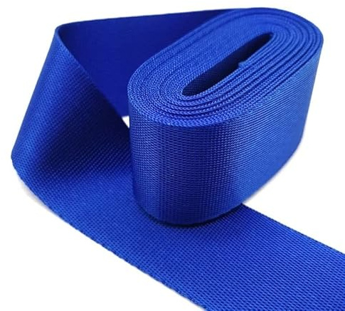 WEOKDFHA sadelgjord 2 meter 32 mm rem nylon sadelgjord ryggsäck band syväska bälte tillbehör (blå)