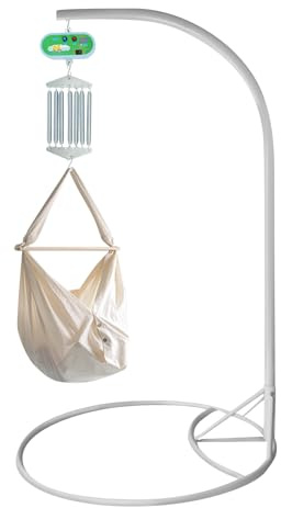 Hängende Babywippe Elektrische mit 7-Feder, 20kg Tragkraft Babyschaukel Steuerung Federwiege Motor Controller mit 10 Stufen Geschwindigkeit & Einstellbar Timer für Babyschaukel und Hängewiege
