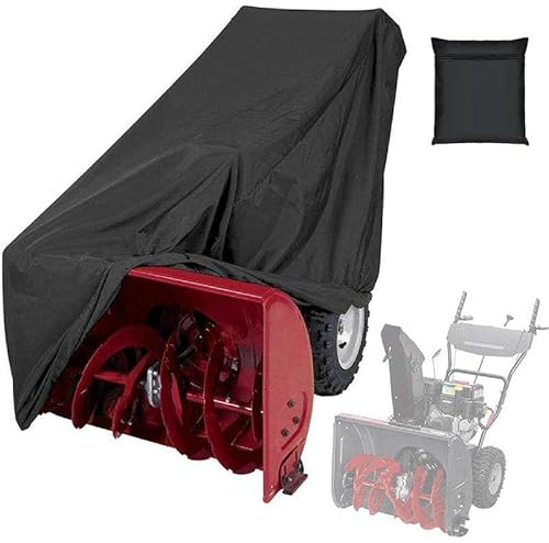 FGDHZGMJF Snow Blower Cover for Ariens Rapid Trak 28, All Weather Heavy Duty Snow Blower Shield, Heavy Duty Watertight Outdoor Snowblower Protective Cover, Snow Thrower Cover