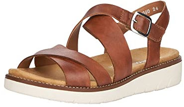 Remonte D2060, Damen Slingback Sandalen, Braun (Muskat 24), 36 EU (3.5 UK)