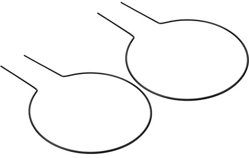 ORFOFE 2pcs Vine Plant Climbing Rack for Potted Plants Garden Trellis Support Frame Round Shape Suitable for Flower Vines and Climbing Outdoor Indoor Gardening Random Color