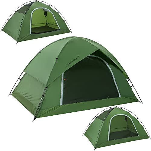 Clostnature Waterproof Camping Tent for 2 Person, Two Man Easy Set Up Tent