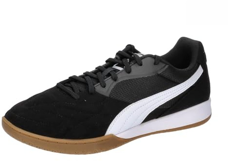 PUMA Unisex King Top It Fußballschuhe, Puma Black Puma White Puma Gold, 46 EU