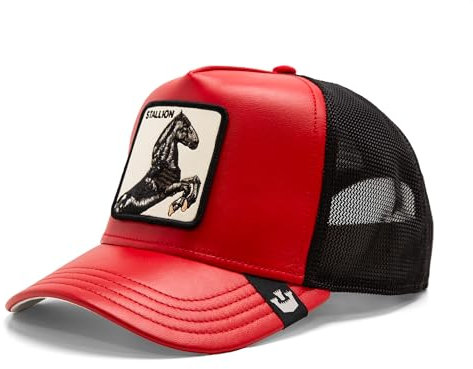 Goorin Bros. Shleathers Collection Trucker Mütze für Damen und Herren, Rot (Shleather Stallion), Einheitsgr��e