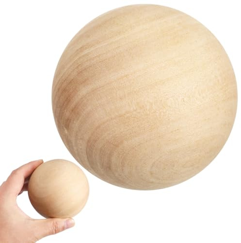 Tofficu 9 Centimetri Palla Boll Progetto Di Lavorazione Del Legno Artificiale Palla Da Massaggio Per La Schiena Dodgeball Batuffoli Di Cotone All'Ingrosso Rimbalzante