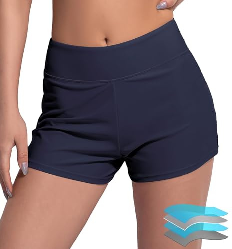 Costume Ciclo Mestruale Donna Elastico Lavabili Costumi Assorbenti Per Ciclo Conservatore Flusso Abbondante Pantaloni Da Nuoto Per Il Periodo Surf Slip Del Bikini Del Periodo Ragazza Senza Cuciture