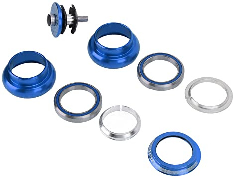 TARSHYRY Serie Sterzo per Bicicletta da 34 Mm con Doppi Cuscinetti Sigillati per Stelo Forcella Anteriore per Mountain Bike e Bici da Strada, Compatibile con Forcelle Senza Filettatura Set Sterzo