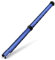 Fiorky Metall-Golfballrohr-Sammler, fasst bis zu 21 Golfbälle, abnehmbares 33,9-Zoll-Pick-up-Ballrohr, Outdoor-Golfsport-Zubehör (blau)