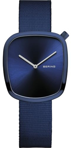 BERING Damen Uhr Quarz Movement - Pebble Collection mit Edelstahl und Saphirglas 18034-397 - 3 ATM