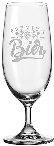 Leonardo Vaso de cerveza con grabado – Cerveza Premium – Tulipán de cerveza como regalo para padres – Idea de regalo para hombres para cumpleaños – Regalos para papá para el Día del Padre – 280 ml