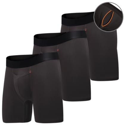 All Citizens Amazon Exclusive Ball Pouch Underwear for Men, Mens Boxers Briefs with Patented Pouch, Breathable, No Ride Up