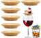 Wine Glass Charcuterie Topper, 6Pcs Wine Glass Charcuterie Board Topper Coasters, Bamboo Wine Glass Topper Charcuterie Plate, Wooden Drink Cup Covers for Appetizers Desserts Home Family Parties Bars