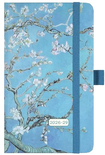 2026-2029 Pocket Planner/Calendar - 3 Year Monthly Planner 2026-2029, Jul 2026 - Jun 2029, 6.3 x 3.8, 61 Notes Pages, Inner Pocket, Pen Holder & Elastic Closure