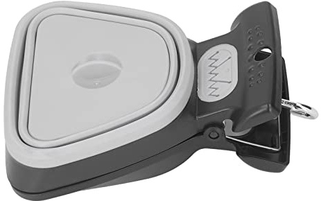 Hamwesh Paletta Portatile per Escrementi di Cani, Paletta Portatile per Escrementi di Cuccioli con Contenitore per Rifiuti Espandibile per Cani di Piccola e Media Taglia per Uso Esterno (Grey)