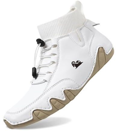 Zapatillas deportivas para hombre, zapatillas deportivas para correr, ocio, calle, zapatos descalzos, zapatos ortopédicos transpirables para el día a día, zapatillas ergonómicas ligeras 2026, Blanco