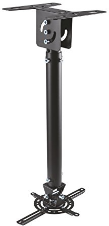 AISENS CP02TSRE-051 SOPORTE DE TECHO PARA PROYECTOR HASTA 20KG PASACABLES NEGRO